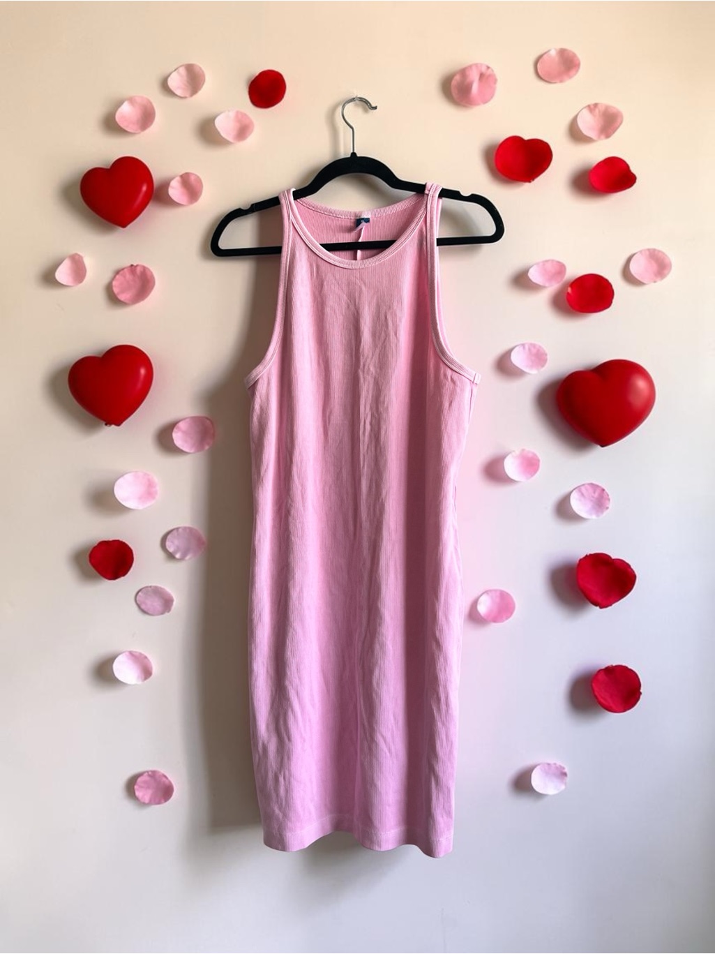 Old Navy Pink Size Xl Ribbed Maxi Dress - Fits More Like A Medium